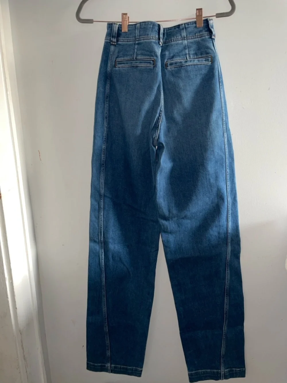 NWT madewell  Classic High-Rise Wide-Leg Women’s Jeans - Blue - Picture 5 of 5